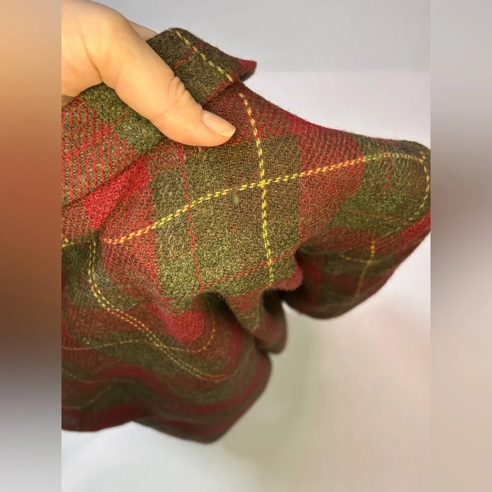 LL Bean Jacket Womens 4 Plaid Blazer Wool Career Preppy Lined - Picture 8 of 8